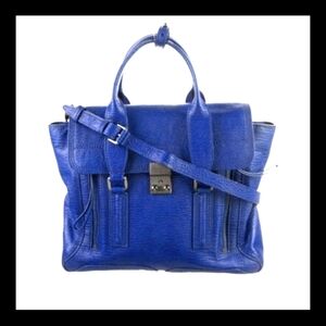 ⚡ PHILIP LIM 3.1 authentic Pashli blue leather satchel